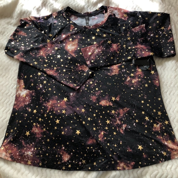 NWT! Torrid Celestial Long Sleeve Layering Swim Shirt - Picture 8 of 11
